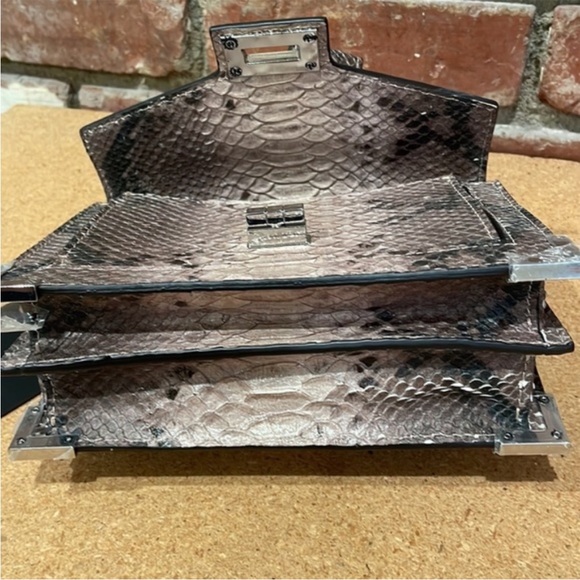 The Kooples Emily Small Python Leather Bag - Picture 5 of 9